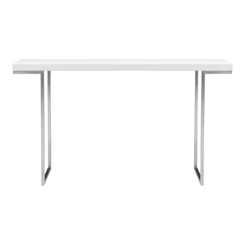 Henry & Mason - Cloud Console Table in White Lacquer - CLO-849-WHI-CNST - CLOSEOUT