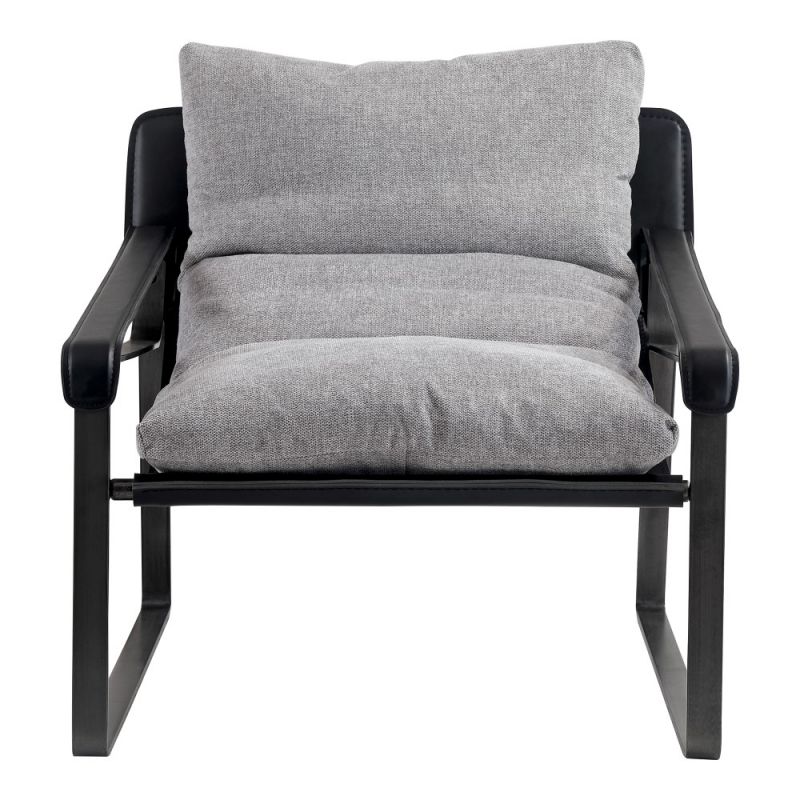 Henry & Mason - Grey Fabric Club Chair  - GRE-840-GRE-CLC-02