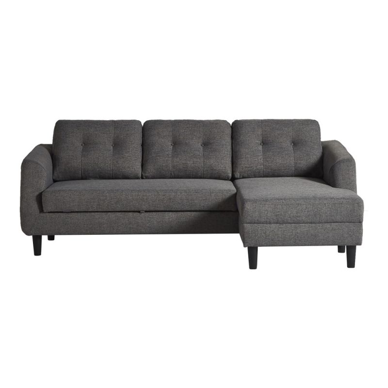Henry & Mason - Mada Sofa Bed With Chaise Grey Right - MAD-840-GRE-SB-02