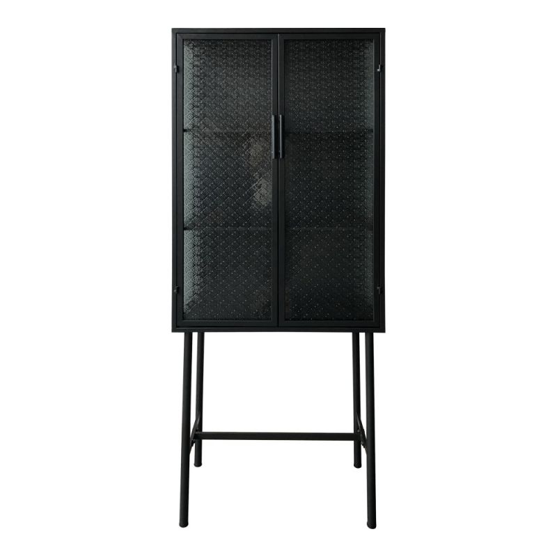 Henry & Mason - Noir Metal Cabinet in Black - NOI-840-BLA-CBNT - CLOSEOUT