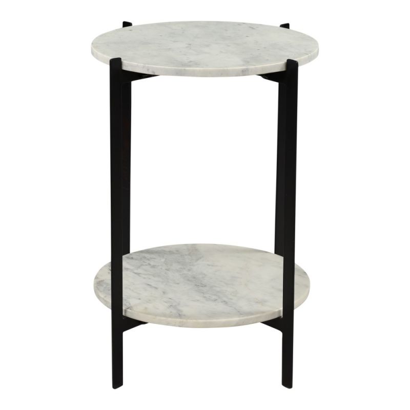 Henry & Mason - Stella Accent Table with White Marble Top - STE-840-WHI-ACCT
