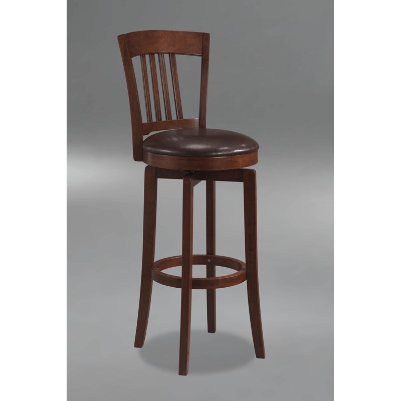 Hillsdale - Canton Swivel Counter Stool With Vinyl Seat - 4166-829
