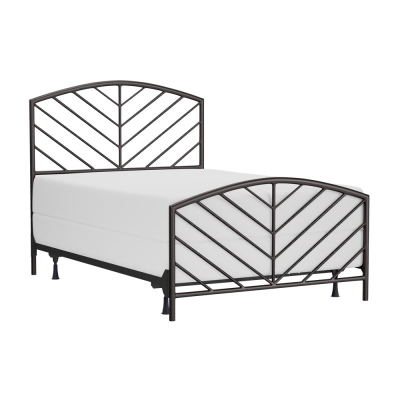 Hillsdale - Essex Full Metal Bed, Gray Bronze - 2346BFR