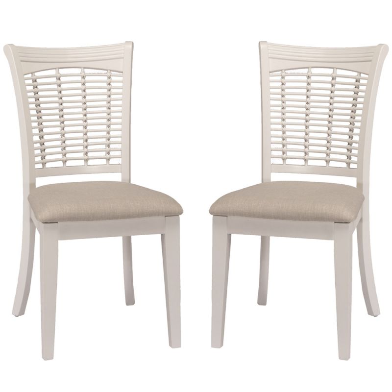Hillsdale Furniture - Bayberry Wood Dining Chair, Set of 2, White - 5791-802P