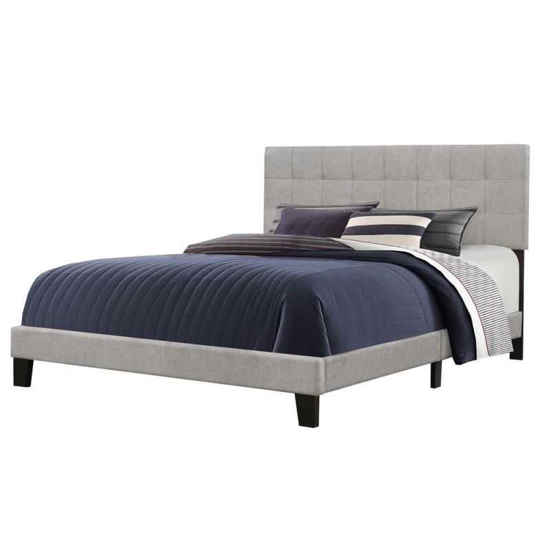 Hillsdale Furniture - Delaney Full Upholstered Bed, Glacier Gray - 2009-460