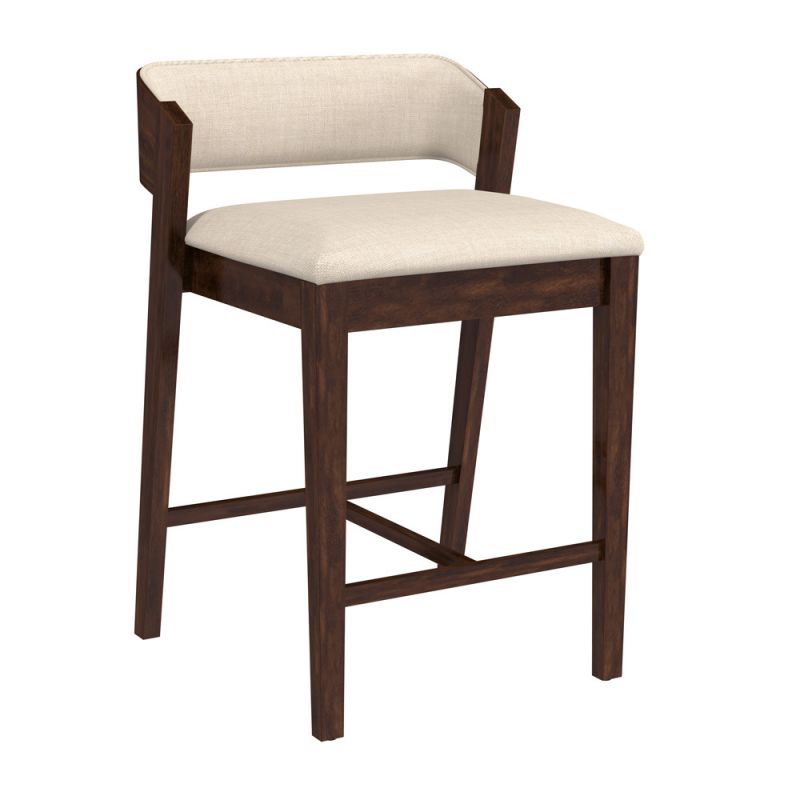 Hillsdale Furniture - Dresden Wood Counter Height Stool, Walnut - 5039-826