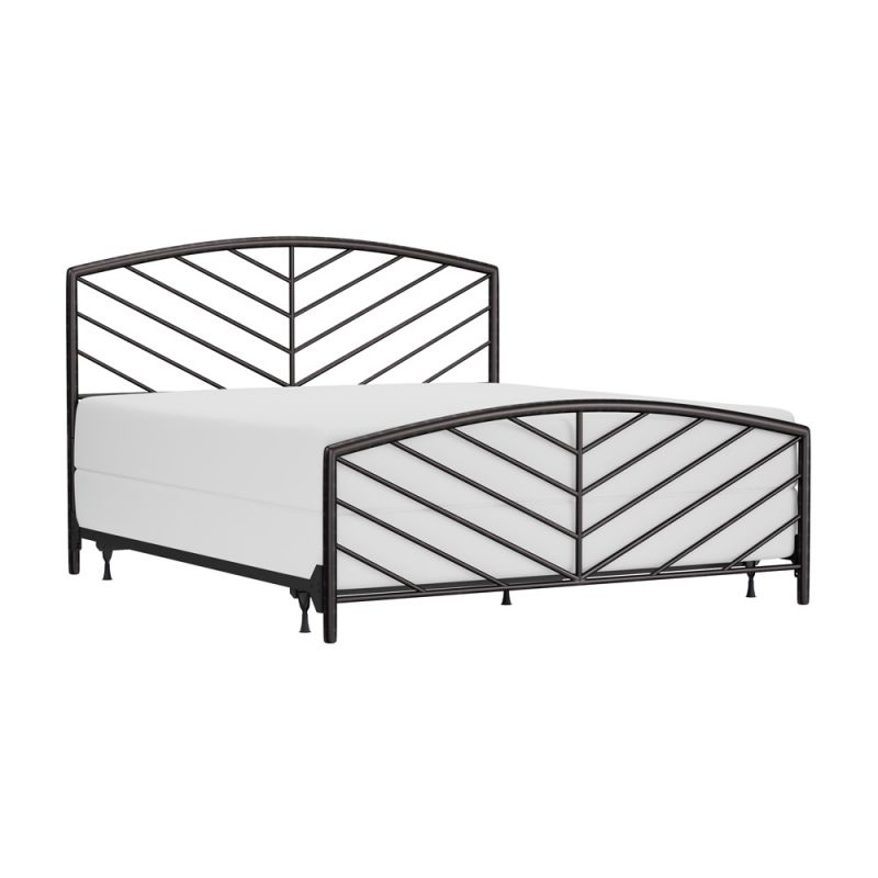 Hillsdale Furniture - Essex Metal King Bed, Gray Bronze - 2346BKR
