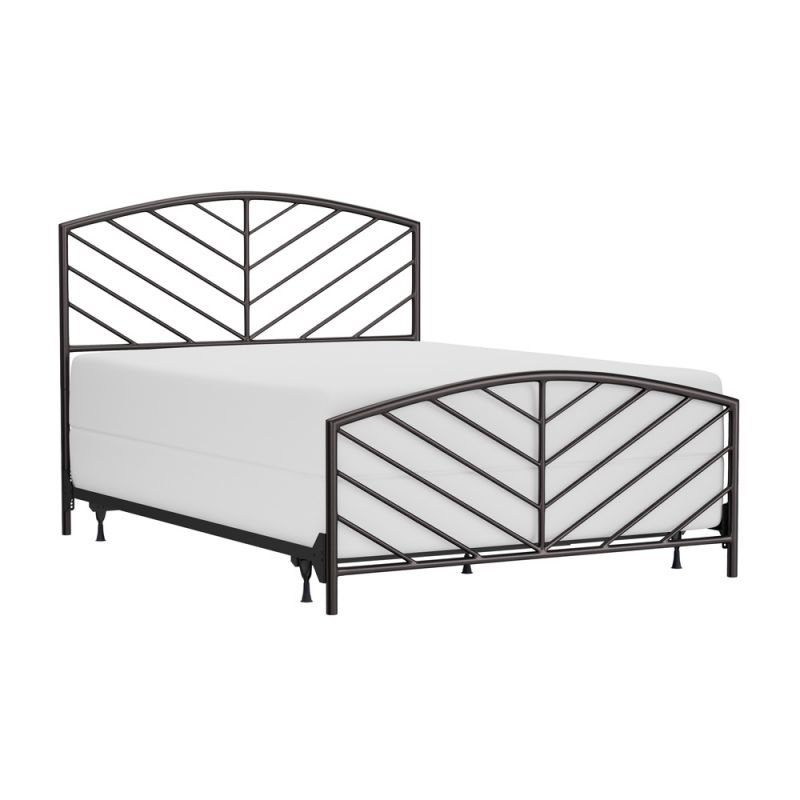 Hillsdale Furniture - Essex Metal Queen Bed, Gray Bronze - 2346BQR