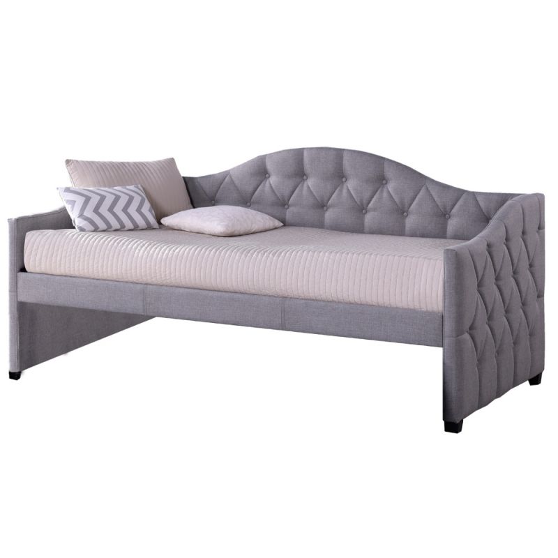Hillsdale Furniture - Jamie Upholstered Twin Daybed, Gray - 1125DBG