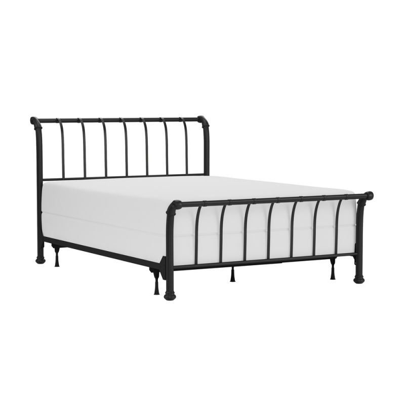 Hillsdale Furniture - Janis Queen Metal Bed, Textured Black - 1655BQR