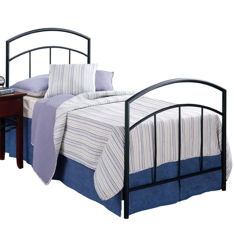 Hillsdale Furniture - Julien Twin Metal Bed, Textured Black - 1169BTWR