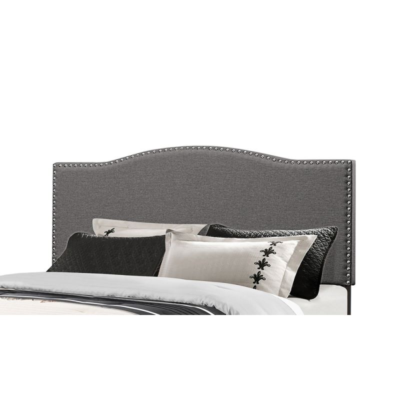 Hillsdale Furniture - Kiley King Upholstered Headboard with Frame, Stone - 2011HKRS