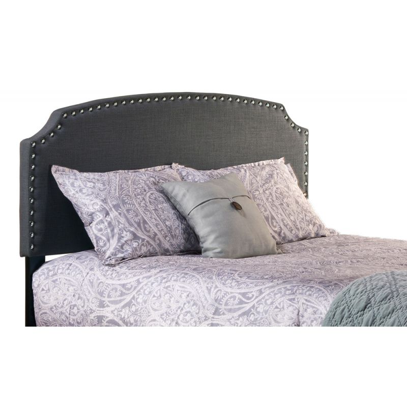 Hillsdale Furniture - Lani Full Upholstered Headboard with Frame, Dark Gray - 1116HFRD