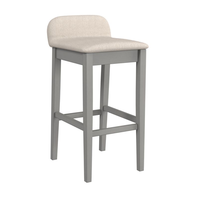 Hillsdale Furniture - Maydena Wood Bar Height Stool, Distressed Gray - 4741-830