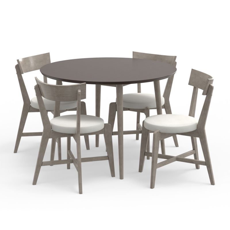 Hillsdale Furniture - Mayson Wood 5 Piece Dining Set, Gray - 4552DT5C2