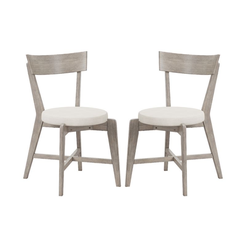 Hillsdale Furniture - Mayson Wood Dining Chair, Set of 2, Gray - 4552-802