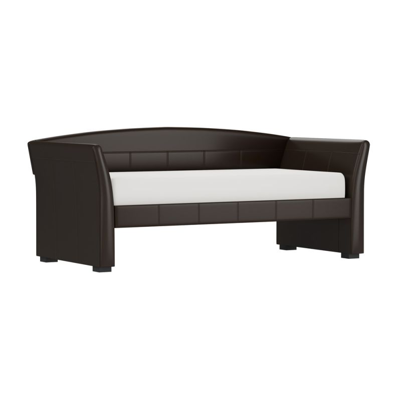 Hillsdale Furniture - Montgomery Upholstered Twin Daybed, Brown - 1560DB