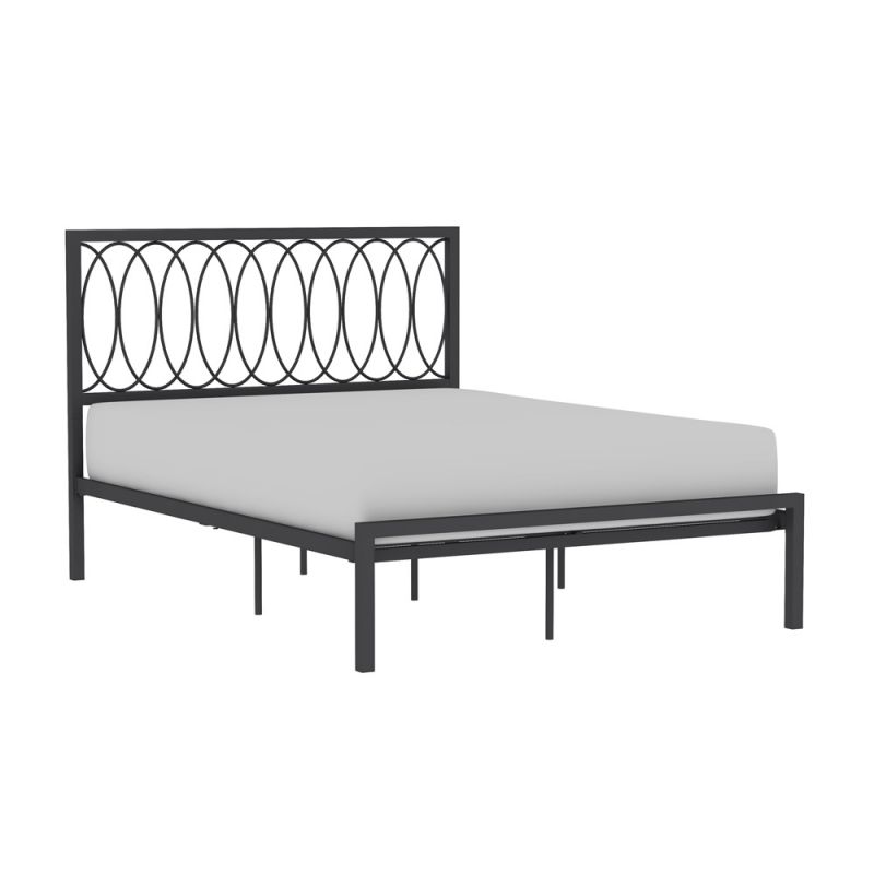 Hillsdale Furniture - Naomi Full Metal Bed, Gray - 2605-460