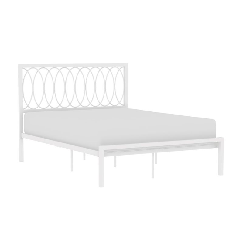 Hillsdale Furniture - Naomi Metal Full Bed, White - 2604-460
