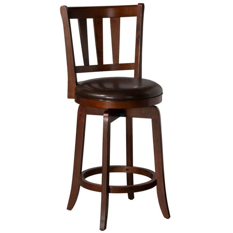 Hillsdale Furniture - Presque Isle Wood Counter Height Swivel Stool, Cherry - 4478-827