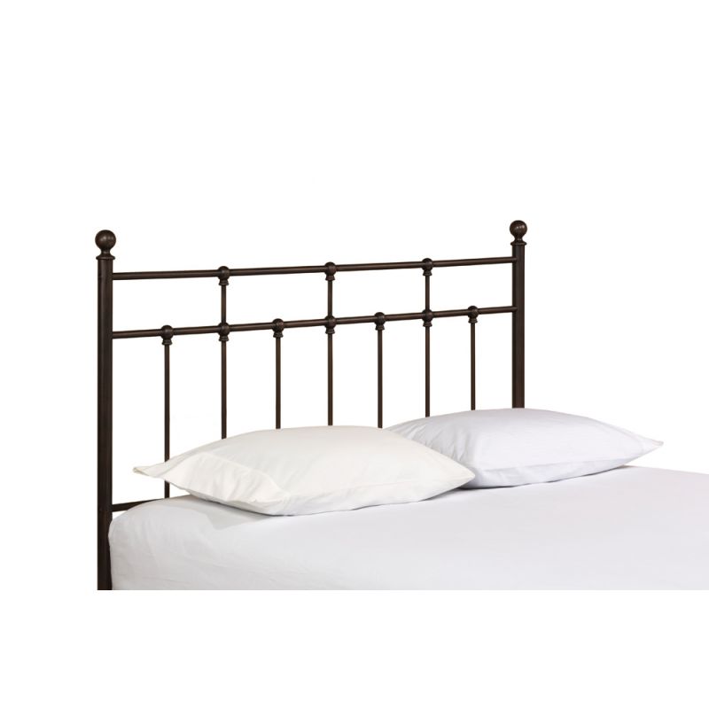 Hillsdale Furniture - Providence Metal Full/Queen Headboard and Frame with Spindle Design, Antique Bronze - 380HFQR