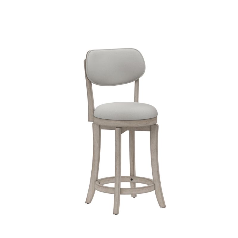 Hillsdale Furniture - Sloan Wood Counter Height Swivel Stool, Aged Gray - 4037-828