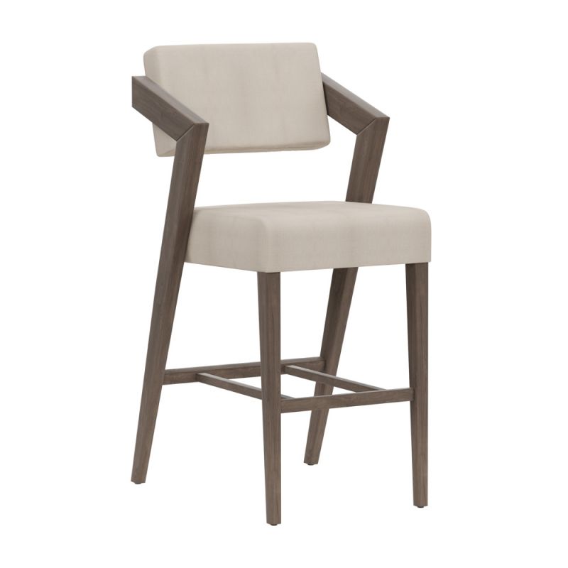 Hillsdale Furniture - Snyder Wood Bar Height Stool, Aged Gray - 4708-830