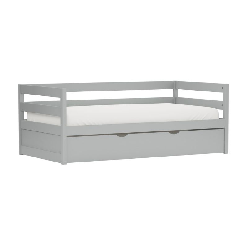 Hillsdale Kids and Teen - Caspian Daybed with Trundle, Gray - 2177-010
