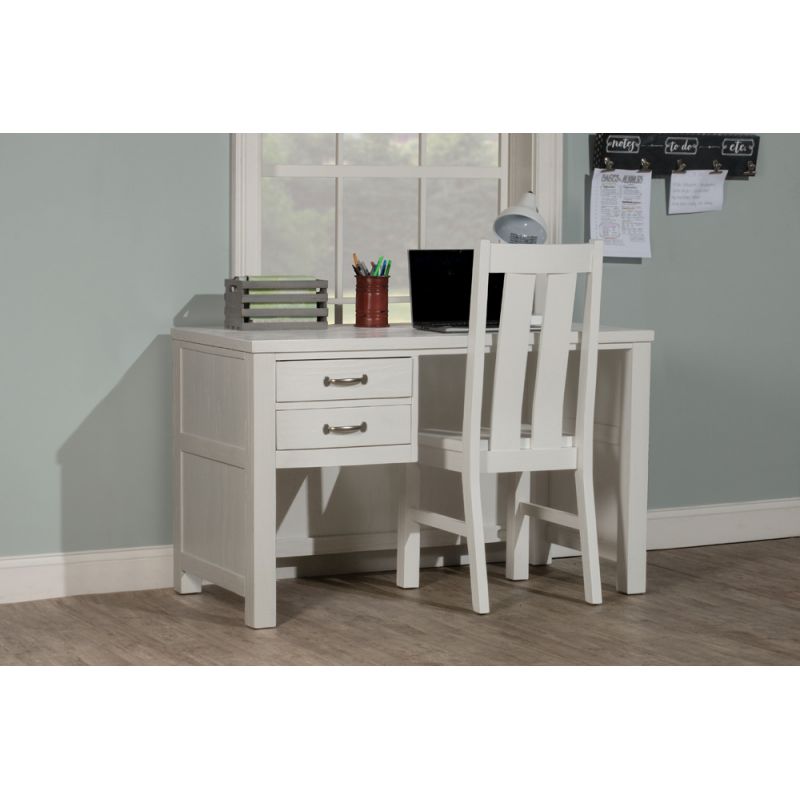 Hillsdale Kids and Teen - Highlands Wood Desk and Chair, White - 12540NDC