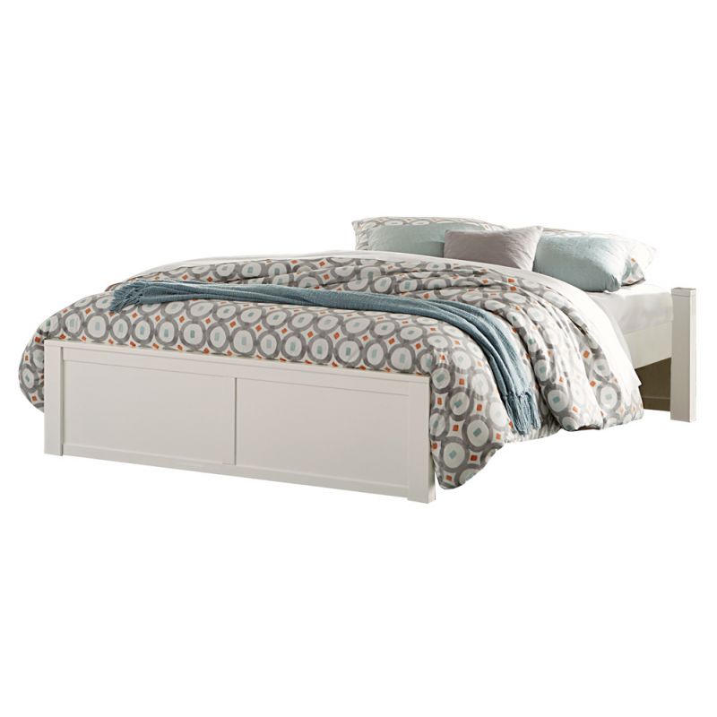Hillsdale Kids and Teen - Pulse Wood Full Platform Bed, White - 33002N