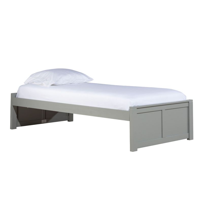 Hillsdale Kids and Teen - Pulse Wood Twin Platform Bed, Gray - 2311PPTB