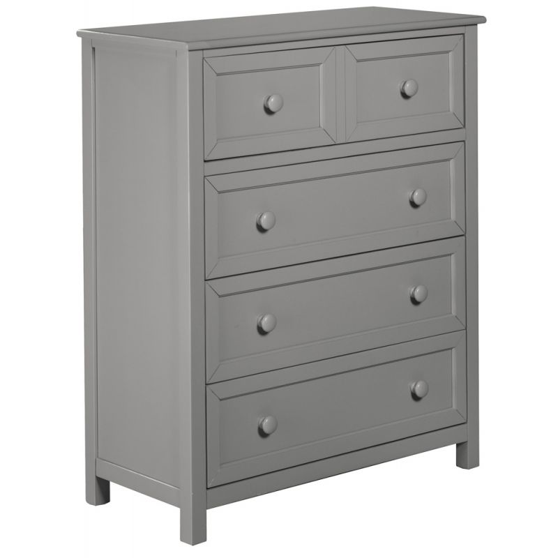 Hillsdale Kids and Teen - Schoolhouse 4.0 Wood 4 Drawer Chest, Gray - 2311-4515
