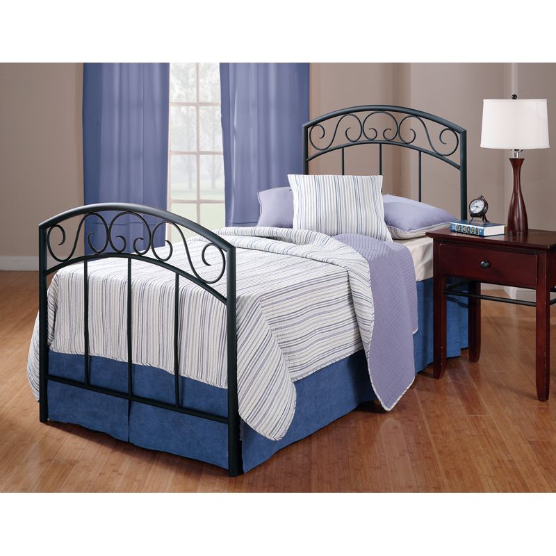 Hillsdale - Wendell Duo Panel Twin Bed In Textured Black - 298BTWR