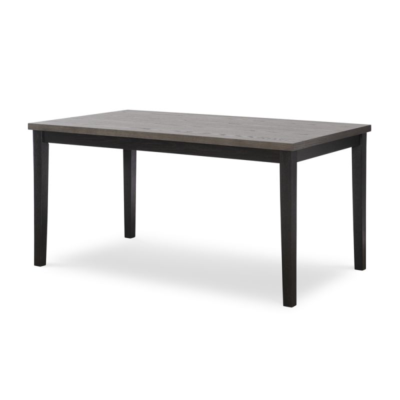 Home Furniture Outfitters - Ansel Black And Gray Dining Table - HF2340-120