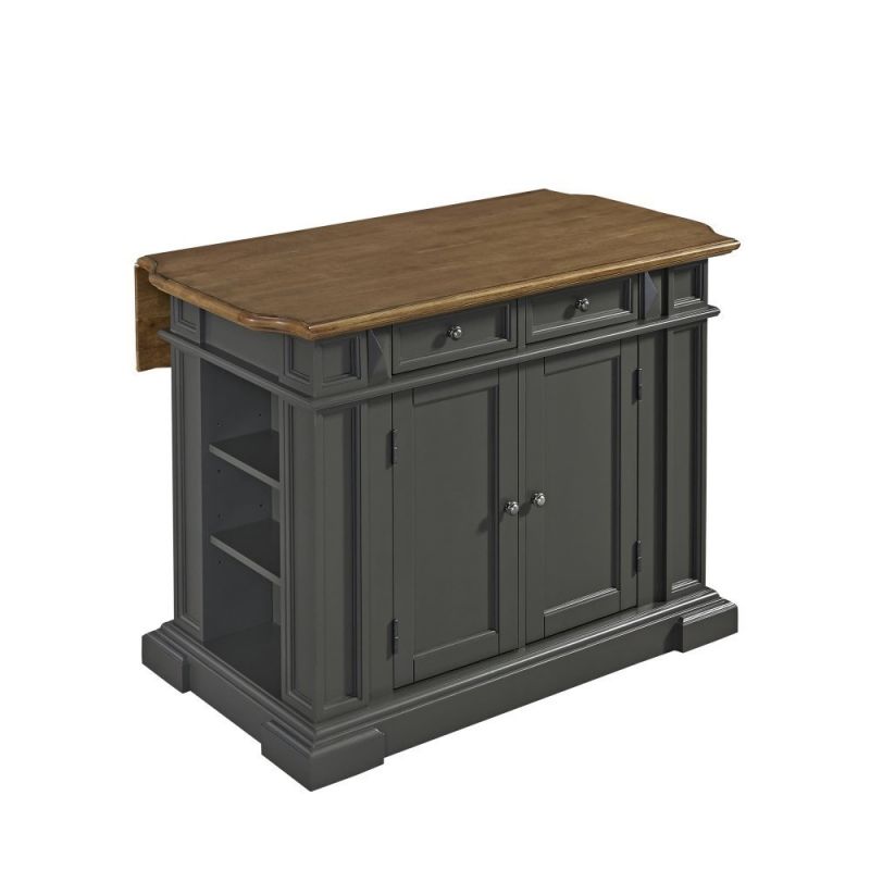 Homestyles Furniture - Americana Gray Kitchen Island - 5013-94