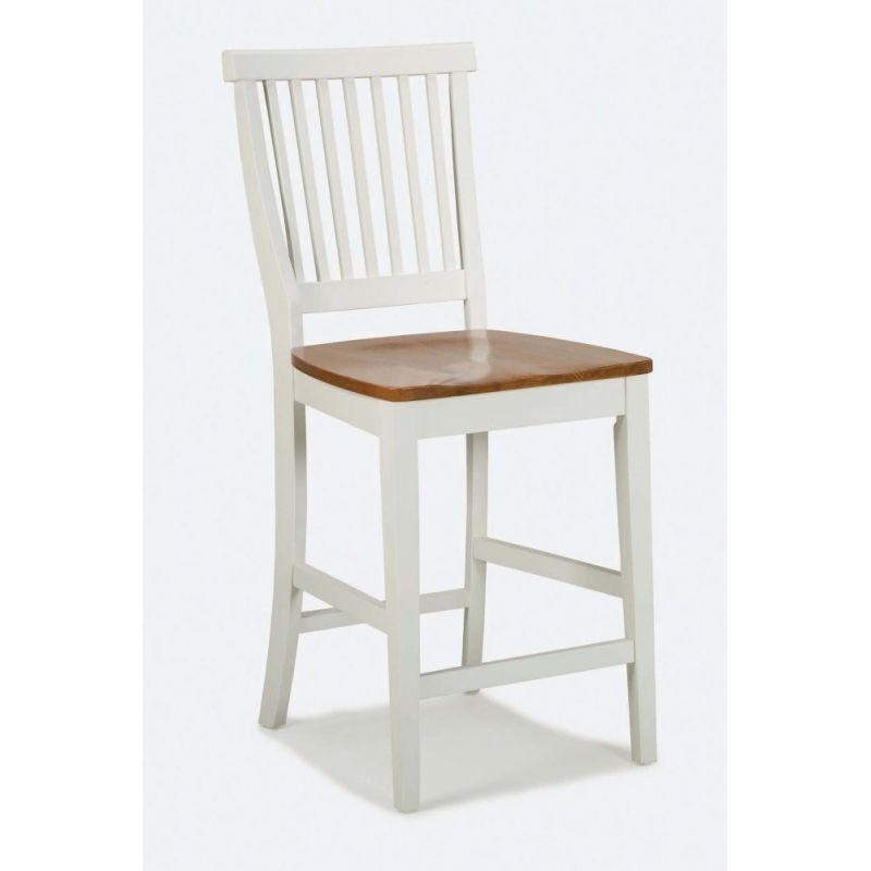 Homestyles Furniture - Americana White Counter Stool - 5002-89