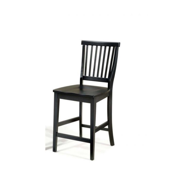 Homestyles Furniture - Arts & Crafts Black Counter Stool - 5181-89