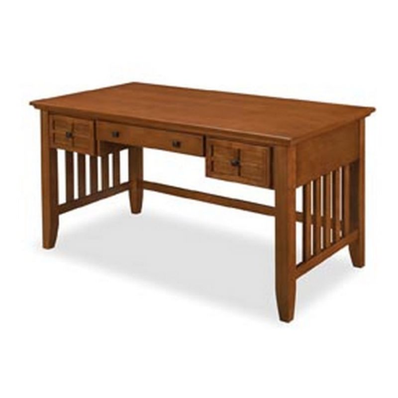 Homestyles Furniture - Arts & Crafts Brown Executive Desk - 5180-15