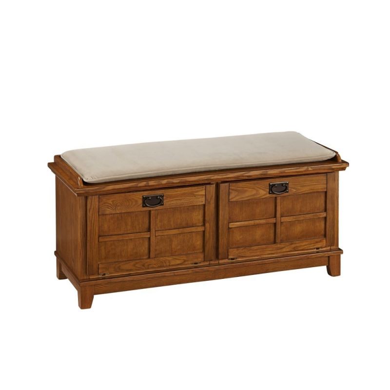 Homestyles Furniture - Arts & Crafts Brown Storage Bench - 5180-26