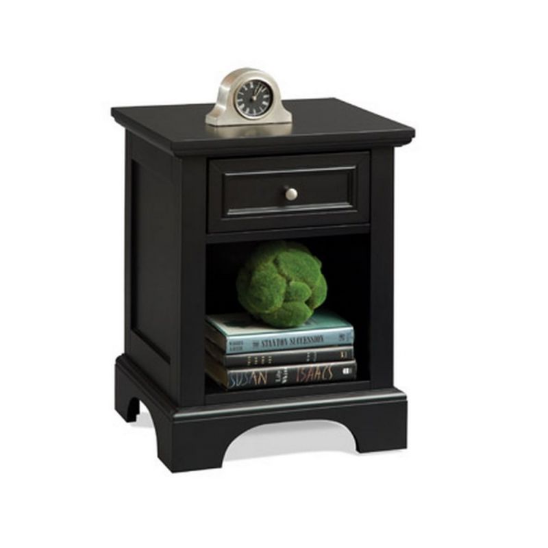 Homestyles Furniture - Bedford Black Nightstand - 5531-42