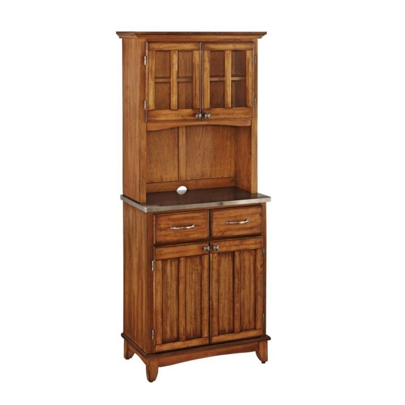 Homestyles Furniture - Buffet of Buffets Brown Server with Hutch - 5001-0063-62