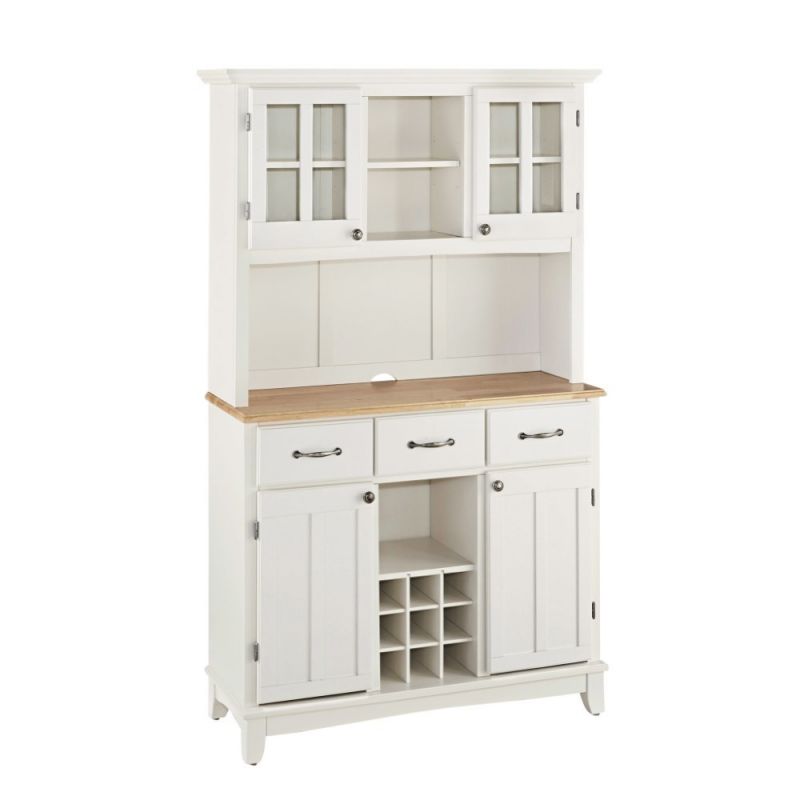 Homestyles Furniture - Buffet of Buffets White Server with Hutch - 5100-0021-12