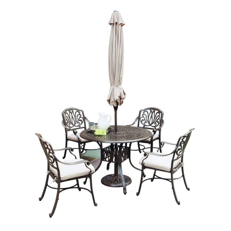 Homestyles Furniture - Capri Taupe 6 Piece Dining Set - 6659-3086