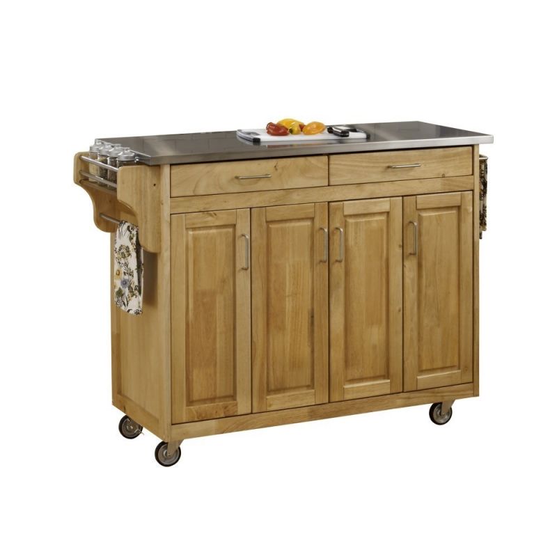 Homestyles Furniture - Create-a-Cart Brown Kitchen Cart - 9200-1012