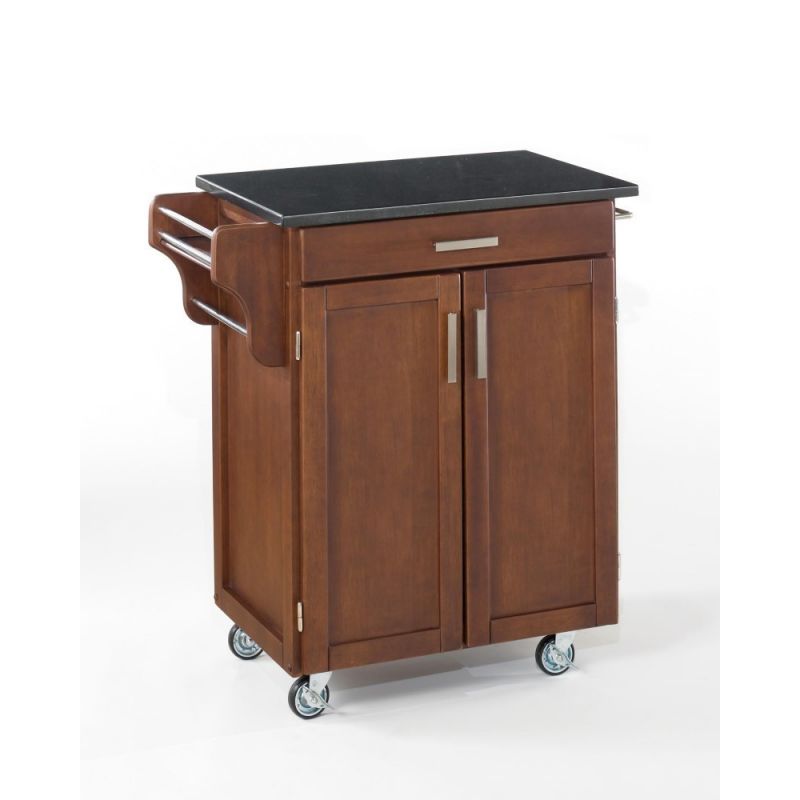 Homestyles Furniture - Cuisine Cart Brown Kitchen Cart - 9001-0074