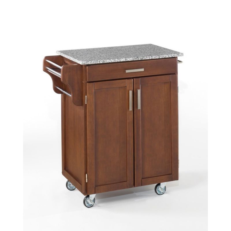 Homestyles Furniture - Cuisine Cart Brown Kitchen Cart - 9001-0073