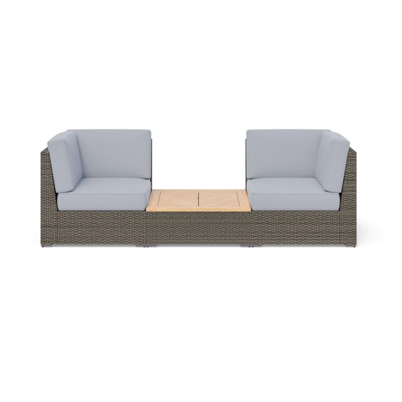 Homestyles Furniture - Boca Raton Outdoor Chair Pair and Coffee Table - 6801-12D-21