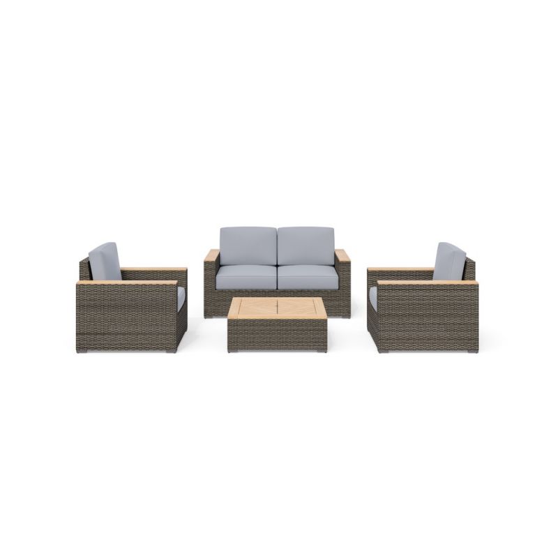Homestyles Furniture - Boca Raton Outdoor Loveseat Set - 6801-60-11D-21