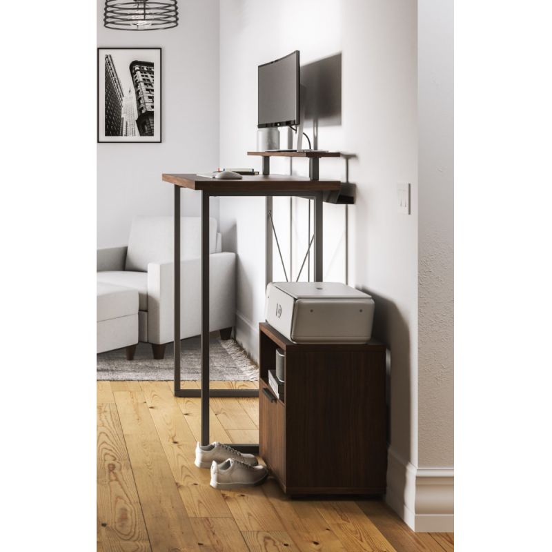 Homestyles Furniture - Merge Standing Desk and File Cabinet - 5450-1721