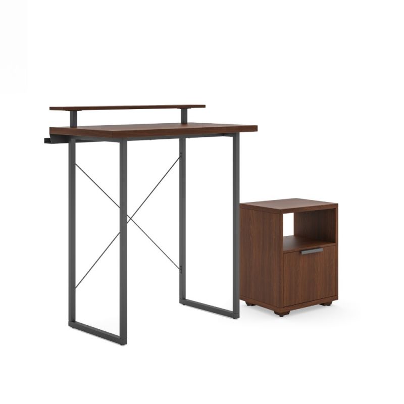 Homestyles Furniture - Merge Standing Desk with Monitor Stand - 5450-172